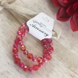 Red Fashion Beaded Bracelet